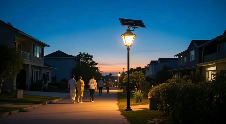 告別電費賬單，擁抱綠色光明：太陽能路燈點亮生活